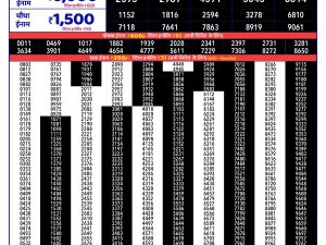 Rajshree Result 150 Monthly Lottery 13 08 2026