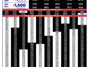 Rajshree Result 150 Monthly Lottery 08 10 2026